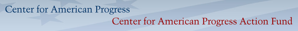 Center for American Progress banner